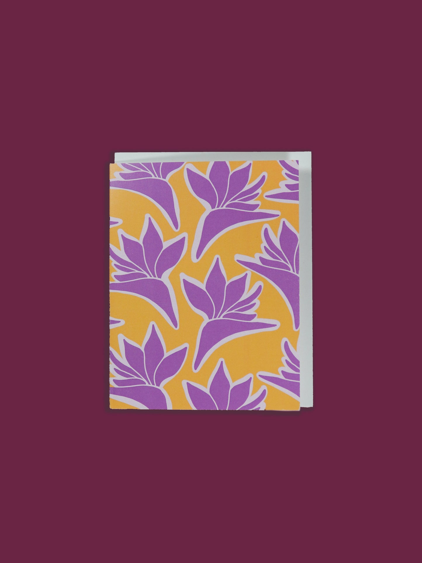 Bird Of Paradise Kāleka Aloha (Greeting Card)
