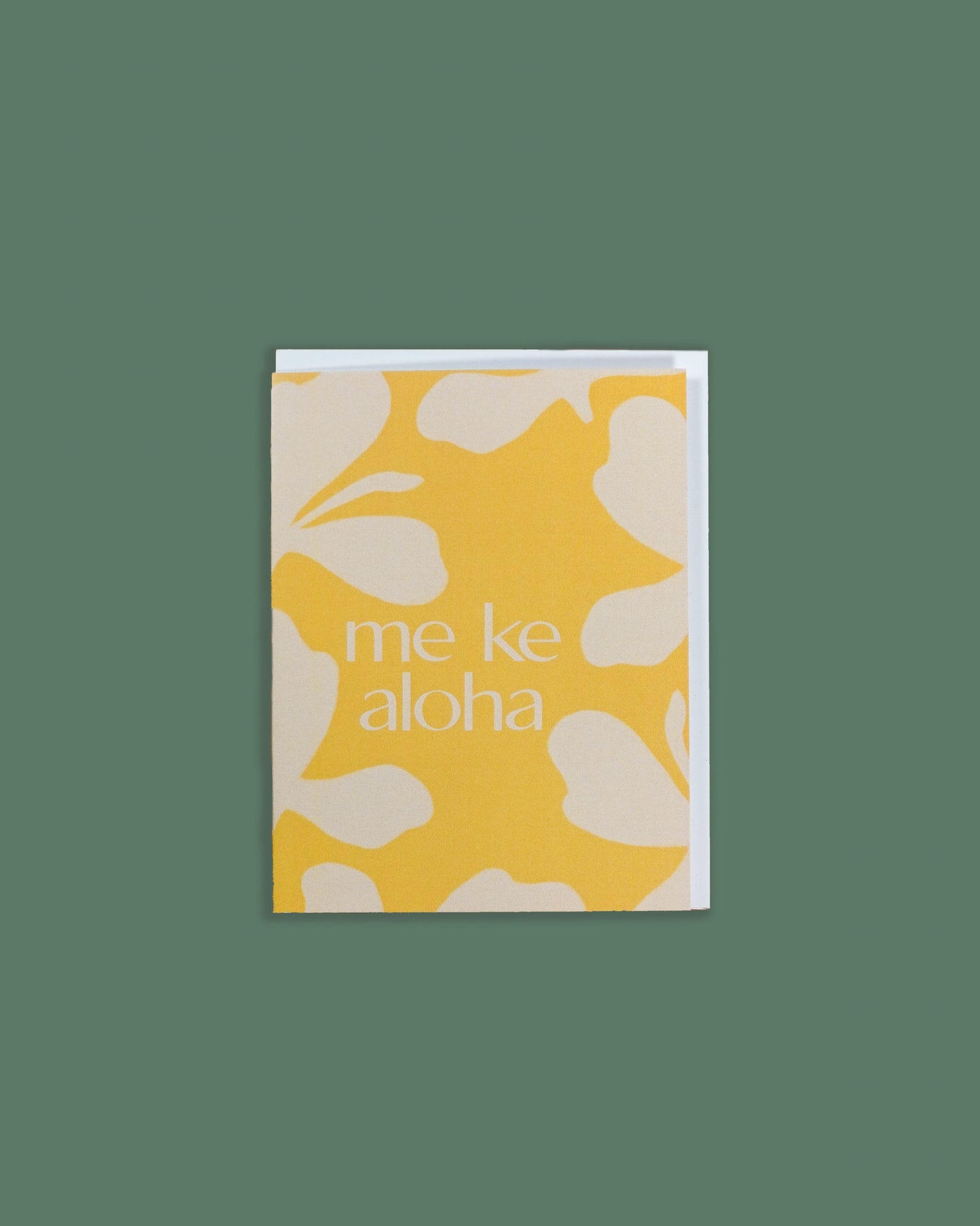 Me Ke Aloha / Ginger Kāleka Aloha (Greeting Card)