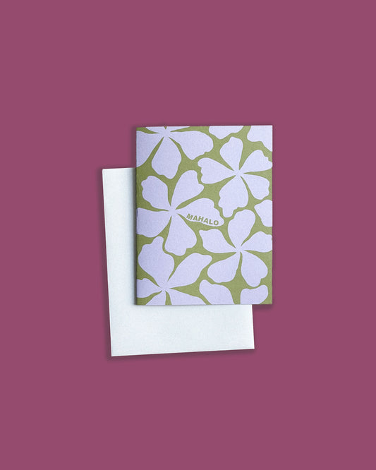 Mahalo Hibiscus (Greeting Card)